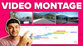 How to Make a Video Montage  Online Video Editing Tutorial [upl. by Ron167]