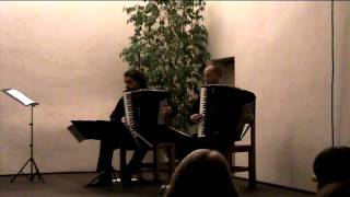 Astor Piazzolla  Tzigane Tango for two accordions played by Duo dissonAnce [upl. by Ilyse]