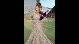 Beautiful lehenga choli 💖 beautiful design lehenga and kurta ❤️tenu lehenga song lyrics 💖shorts [upl. by Kyriako]