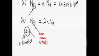 SPM Chemistry Number of Particles Example Calculations 1 [upl. by Werdna]