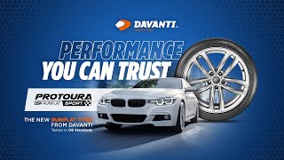 Protoura Sport Runflat  The New Runflat Tyre From Davanti [upl. by Lipman486]