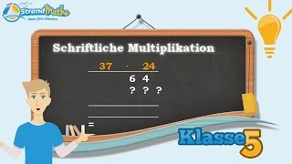 Schriftliche Multiplikation  multiplizieren Mal rechnen  Klasse 5 ★ Wissen [upl. by Maurine]