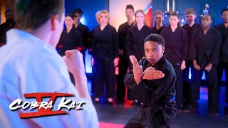 Cobra Kai Season 5 Eli Moskowitz vs Kenny Payne Fight Scene [upl. by Rissa]