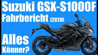 Suzuki GSXS1000F Fahrbericht Test Technik veraltet Motovlog [upl. by Blatt]