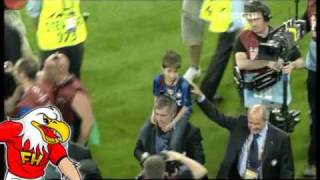 Mourinho last moments with Inter Milan after the UCL final 2010 [upl. by Sirromad]