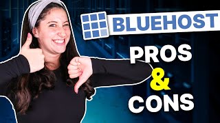 Honest Bluehost Review Pros And Cons To Consider [upl. by Ahtanaram703]