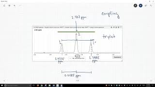 NMR spectroscopy coupling constants [upl. by Fonsie325]