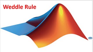 weddle rule numerical integration  matlab [upl. by Ecienaj]