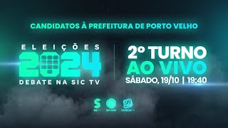 DEBATE DA SIC TVRECORD 2024  PREFEITURA DE PORTO VELHO  2º TURNO [upl. by Branca]