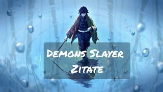 Demons Slayer Zitate anime demonslayer [upl. by Erret459]