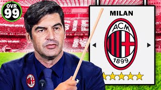 CARRIERA CON il NUOVO MILAN di PAULO FONSECA SU FC 24 [upl. by Johnstone]