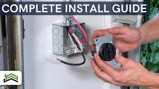 How To Install a 240 Volt Outlet  Electric Car Charging [upl. by Ellerud]