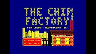 The Chip Factory Featuring Technician Ted Review for the Amstrad CPC by John Gage [upl. by Roselia791]