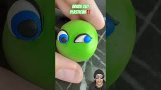 INSIDE OUT PLASTICINE⁉️ art clay clayart polymerclay disney badguy music dance [upl. by Kathye]