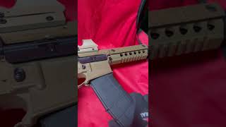 quotThe Crosman Bushmaster BMPWX CO2Powered Full Auto BB Gun with 556 Caliber Real Bullet Actionquot [upl. by Ddart972]