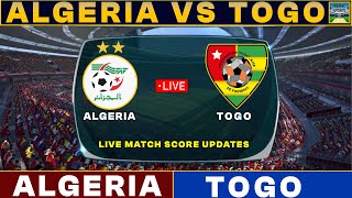 Algeria Vs Togo Live Match Today  ALG Vs TOG Live Football Match 2024 [upl. by Sollows]