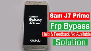 Samsung J7 Prime Frp Bypass  No TalkBack No Computer 2020 [upl. by Enyr57]