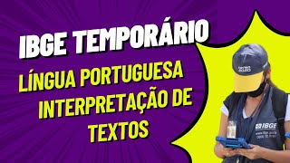 COMPREENSÃO E INTERPRETAÇÃO DE TEXTOS DE GÊNEROS VARIADOS  CONCURSO IBGE TEMPORÁRIO  PORTUGUÊS [upl. by Belva]