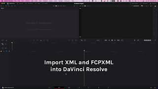 How to import XML and FCPXML into DaVinci Resolve [upl. by Eterg452]