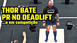 HAFTHOR BJORNSSON DOMINA O DEADLIFT EM COMPETIÇÃO DE STRONGMAN [upl. by Ware]