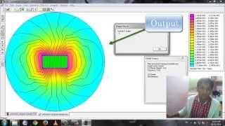 FEMM Permanent Magnet Example [upl. by Wordoow]