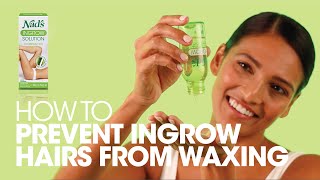 How to prevent ingrows from hair removalwaxing  Nads Ingrow Solution  Demo  Tutorial [upl. by Elyad]