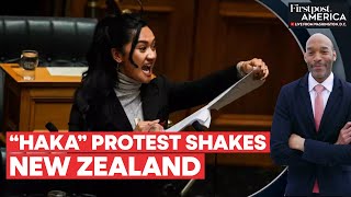 New Zealand Maori MPs Defiant quotHakaquot Sparks National Uproar Over Rights Bill  Firstpost America [upl. by Suriaj114]