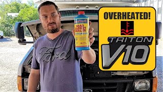 How to fix your HEAD GASKET for 56  Blue Devil vs DESTROYED Ford V10 [upl. by Blen]