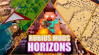 20 MEJORES MODS para MINECRAFT de RUBIUS HORIZONS [upl. by Hewitt]