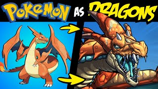 What if POKEMON Were DRAGONS 2 Lore amp Speedpaint [upl. by Ettenej]