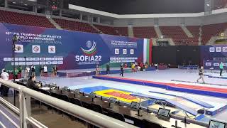 World Championships 2022 Women’s Tumbling Prelims [upl. by Saqaw655]