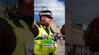 YOU ARE INCITING VI0LENCE BY STANDING IN PUBLIC 👮🏻‍♂️ pinac police policeofficer bournemouth [upl. by Tallou]