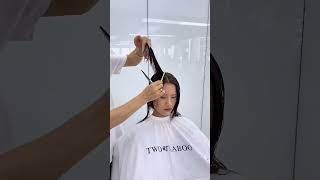 Learn to cut hair in one minute haircut 剪髮 hairstyle [upl. by Ajiam414]