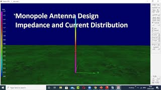 Experiment 3 Monopole Antenna Design using NEC Simulation Software [upl. by Mohn]