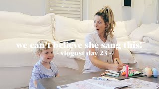 We Cant Believe She Sang This amp Mums Birthday  Vlogust Day 23 [upl. by Kenton]