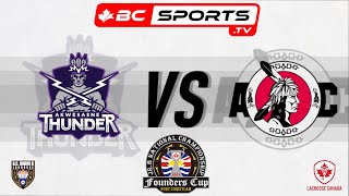 FoundersCup  GM7  Akwesasne Thunder ON vs Onondaga Redhawks FN  August 16 2023 [upl. by Bahr]