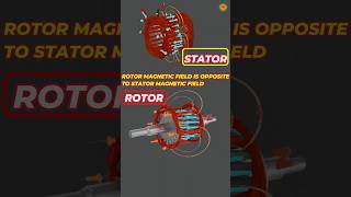 Induction motor working principle animation  three phase induction motor working principle  motor [upl. by Yennep]