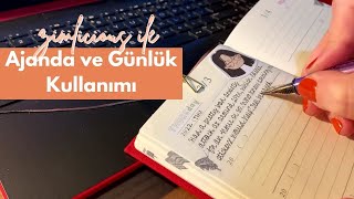 Ajanda ve Günlük Kullanımı  Nereye Ne Yazıyoruz [upl. by Yeltrab]