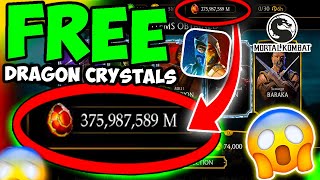 How To Get DRAGON CRYSTALS For FREE In Mortal Kombat Mobile Fast Glitch [upl. by Reiser]