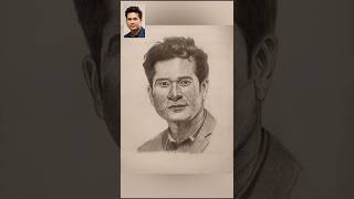 Pencil Shading  Sachin Tendulkar [upl. by Margalo]