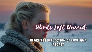 Words Left Unsaid Heartfelt Reflection of Love and Regret [upl. by Kumler]