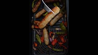 Air Fryer Sausages amp Peppers shorts [upl. by Onitnatsnoc757]