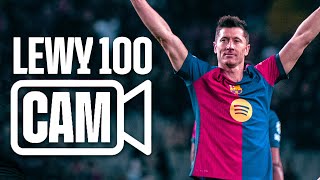 LEWANDOWSKI surpasses 100 Champions League GOALS 🎥  FC Barcelona 🔵🔴 [upl. by Tanner]