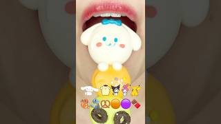 ASMR MERINGUE COOKIES EMOJI FOOD 머랭쿠키 이모지 먹방 sped up [upl. by Trautman]