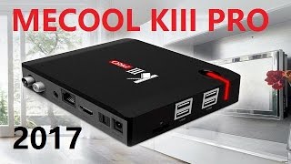 MECOOL KIII Pro TV Box DVB S2DVB T2 Amlogic S912 RAM 3GB Android 60 [upl. by Idnak]