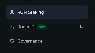 How to stake a RON token in a RONIN WALLET [upl. by Maida470]