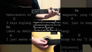 Randomantic  James Reid  Easy Guitar Chords Tutorial For Beginners guitarlesson [upl. by Lissy]