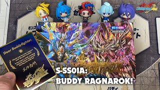 Buddyfight SSS01A Buddy Ragnarok Box Opening [upl. by Otto23]