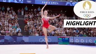 Rhythmic Gymnastics Individual AllAround Final Highlights 2024  Darja Sweeps Gold In Olympic [upl. by Nywloc]