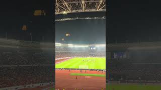 Merinding Suasana Haru di GBK  Indonesia vs Arab Saudi 🇮🇩⚽ [upl. by Aleka]